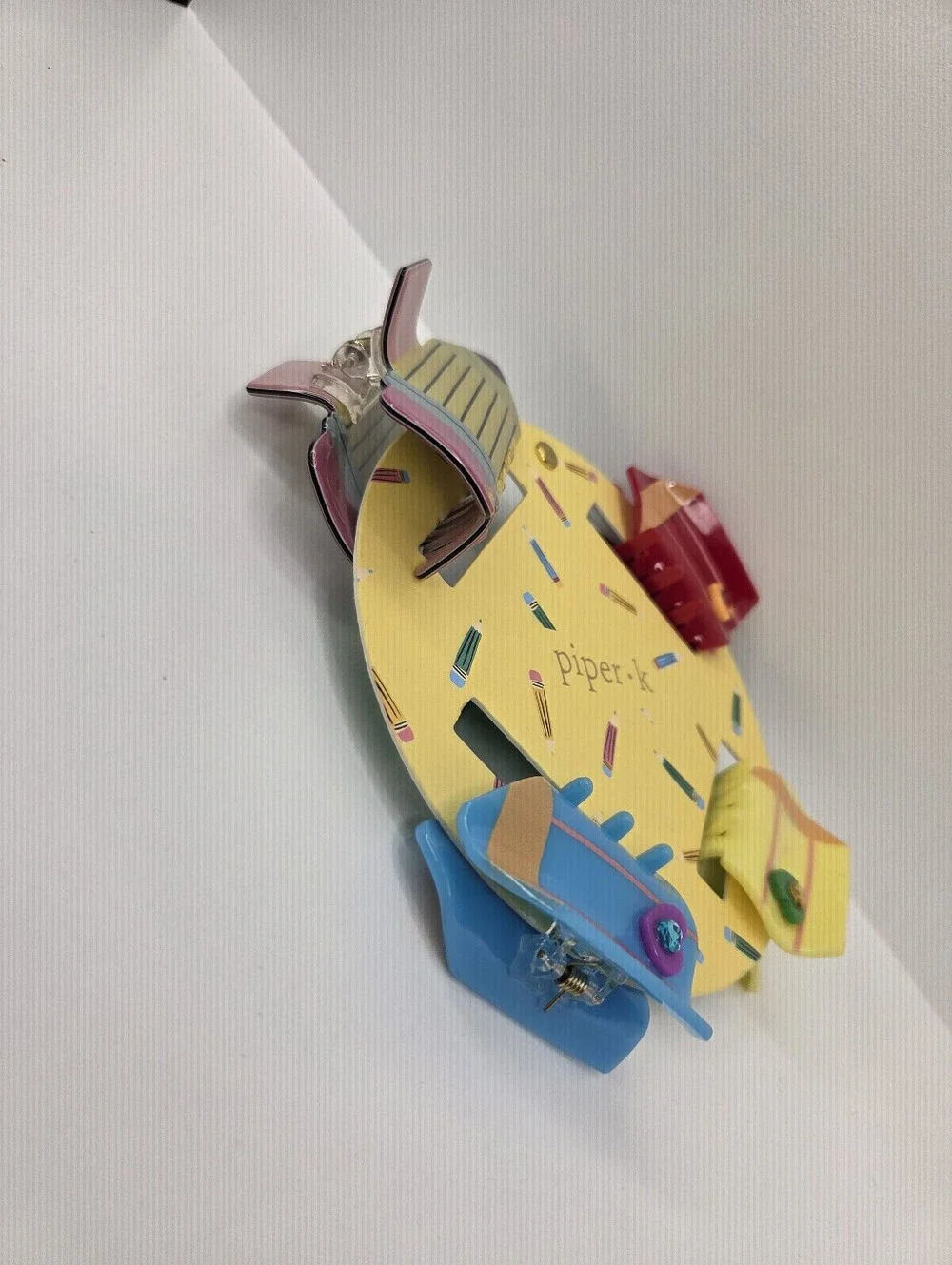 ✨▪️piper K ▪️ Colorful Pencil-Shaped Hair Claw Set of 4